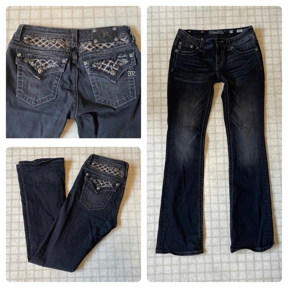 Miss Me black jeans 29 boot cut